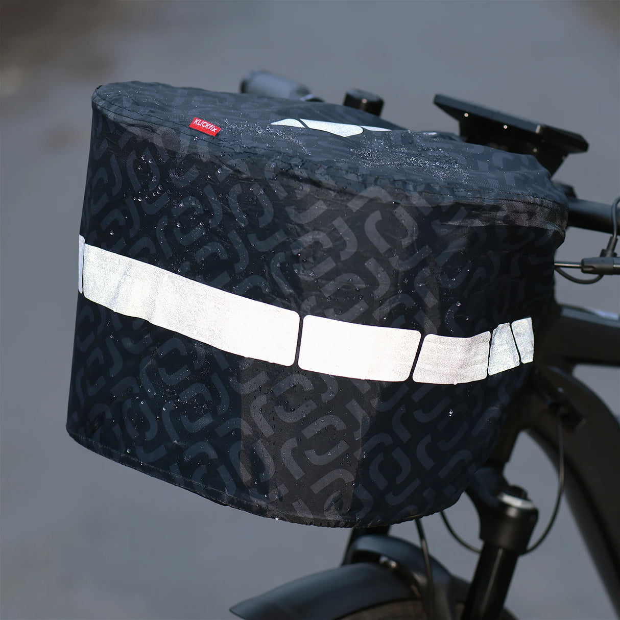 KLICKfix Regenhülle Reisenthel Bikebasket M - schwarz