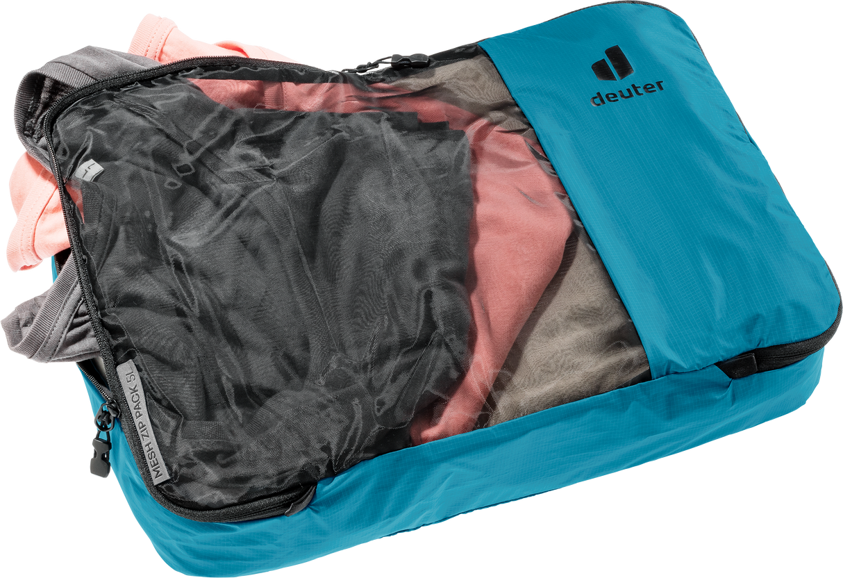 Mesh Zip Pack 5 - blau