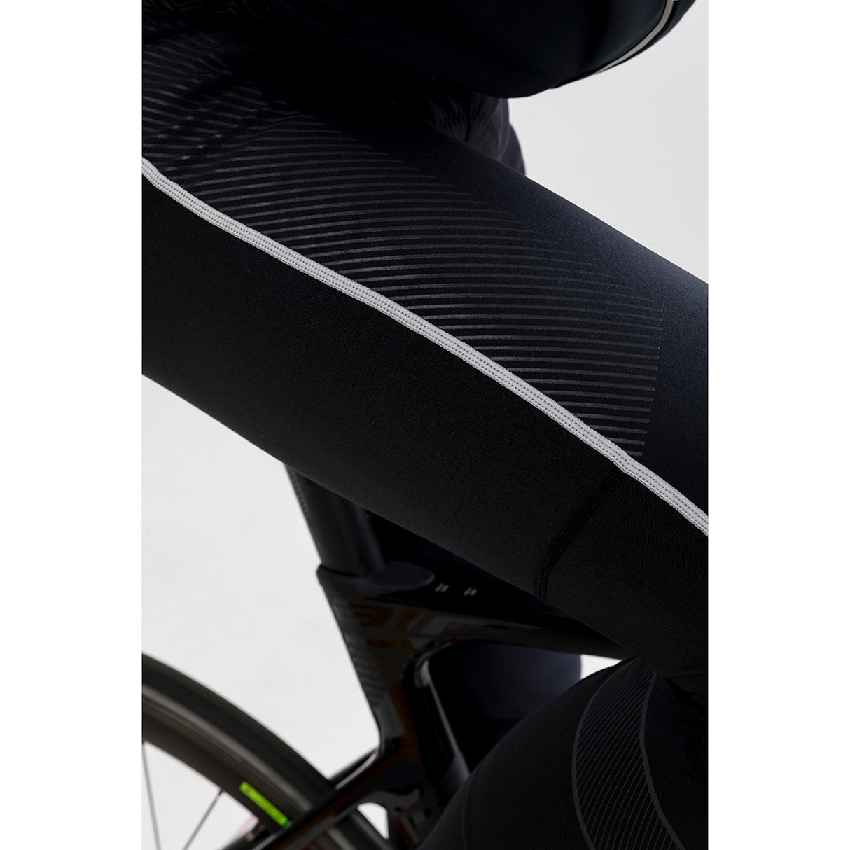 Ideal Pro Wind Bib Tights with pad M - Schwarz