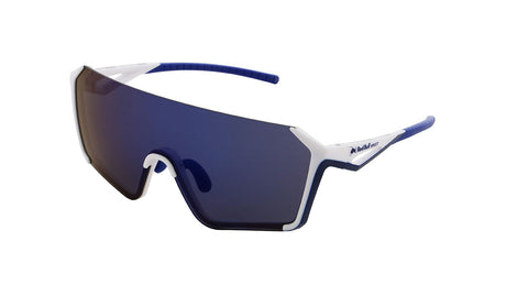 Jaden Sonnenbrille - Matt White&Blue/Dark Blue Revo
