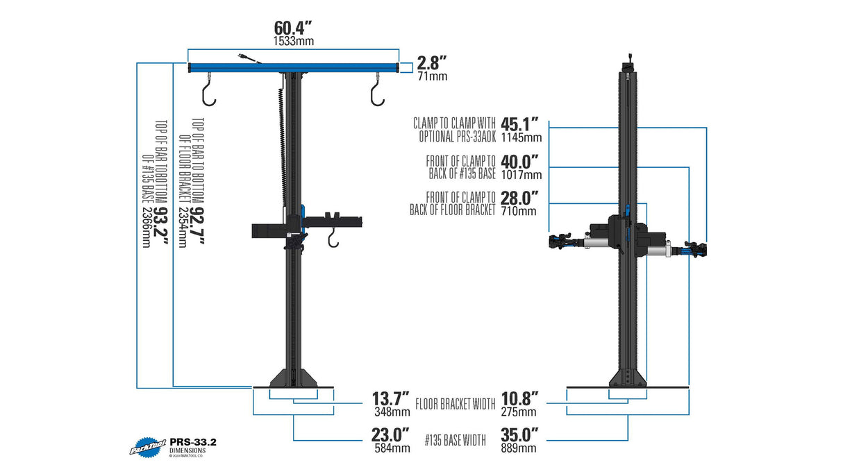 PRS-33.2 Werkstatt Reparaturständer Elektrisch