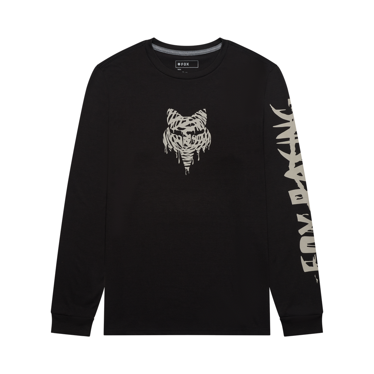 Roughcut Dri-ReleaseE MD LS TEE - Black