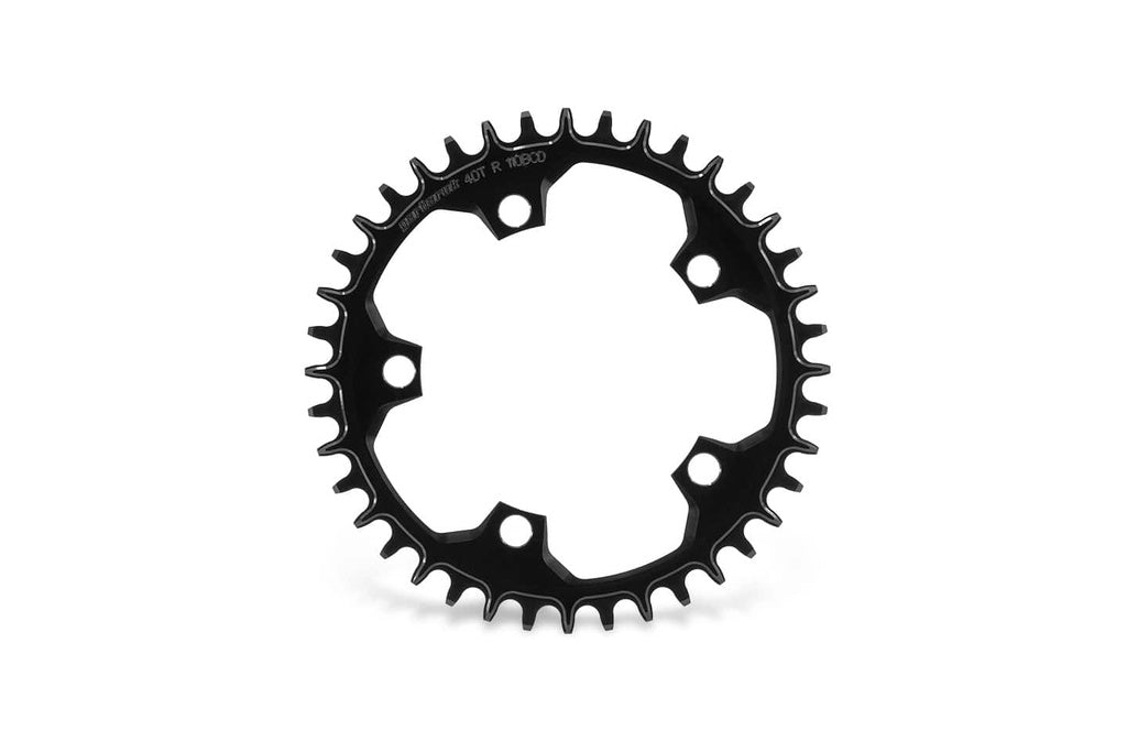 110 BCD Kettenblatt, 5 Loch, rund - schwarz