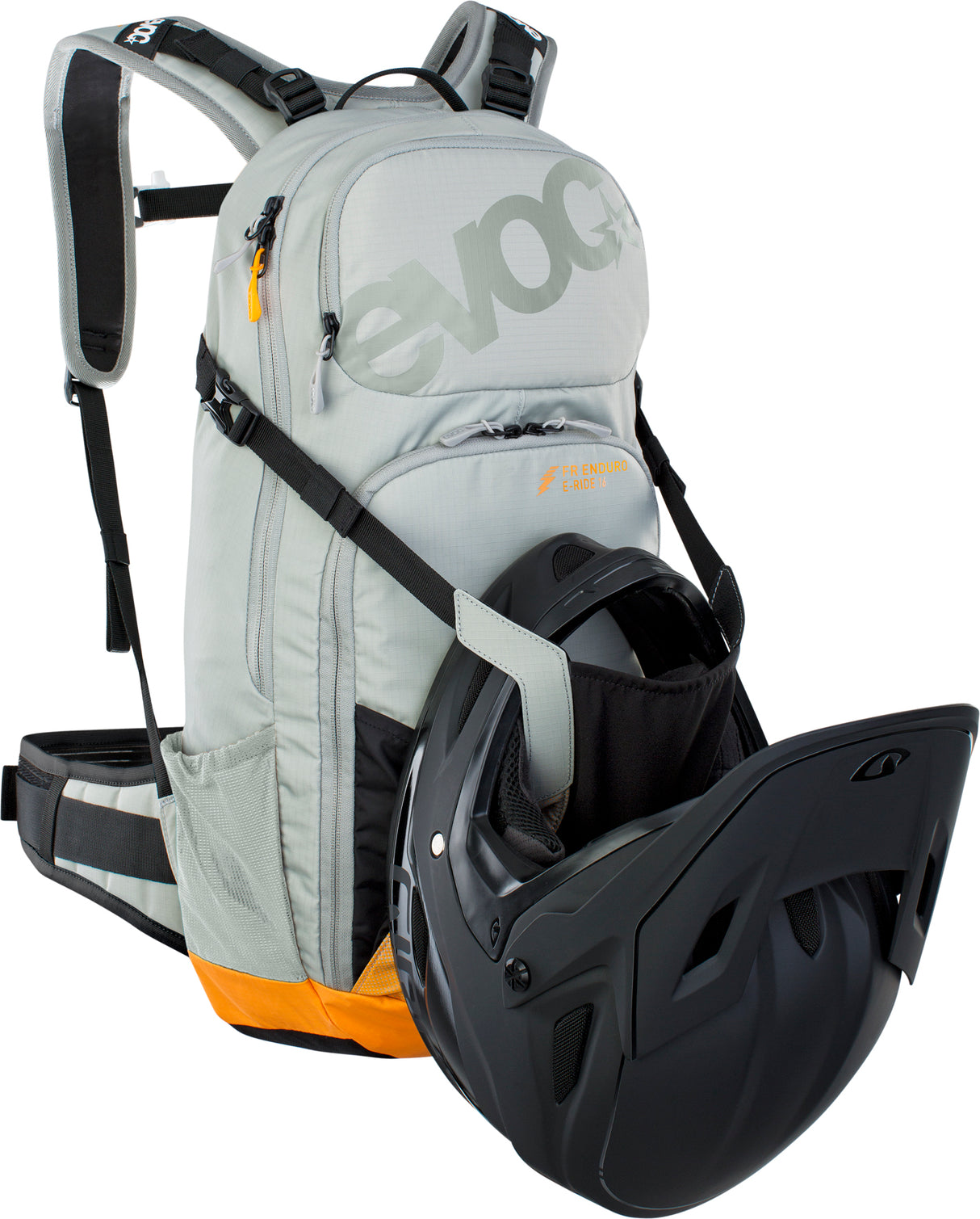 FR Enduro E-Ride 16 L Rucksack - Stone/Bright Orange