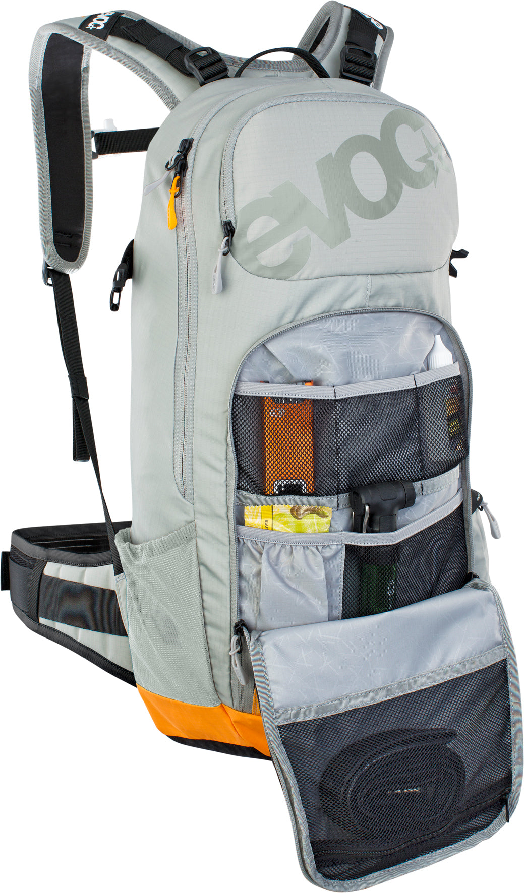 FR Enduro E-Ride 16 L Rucksack - Stone/Bright Orange