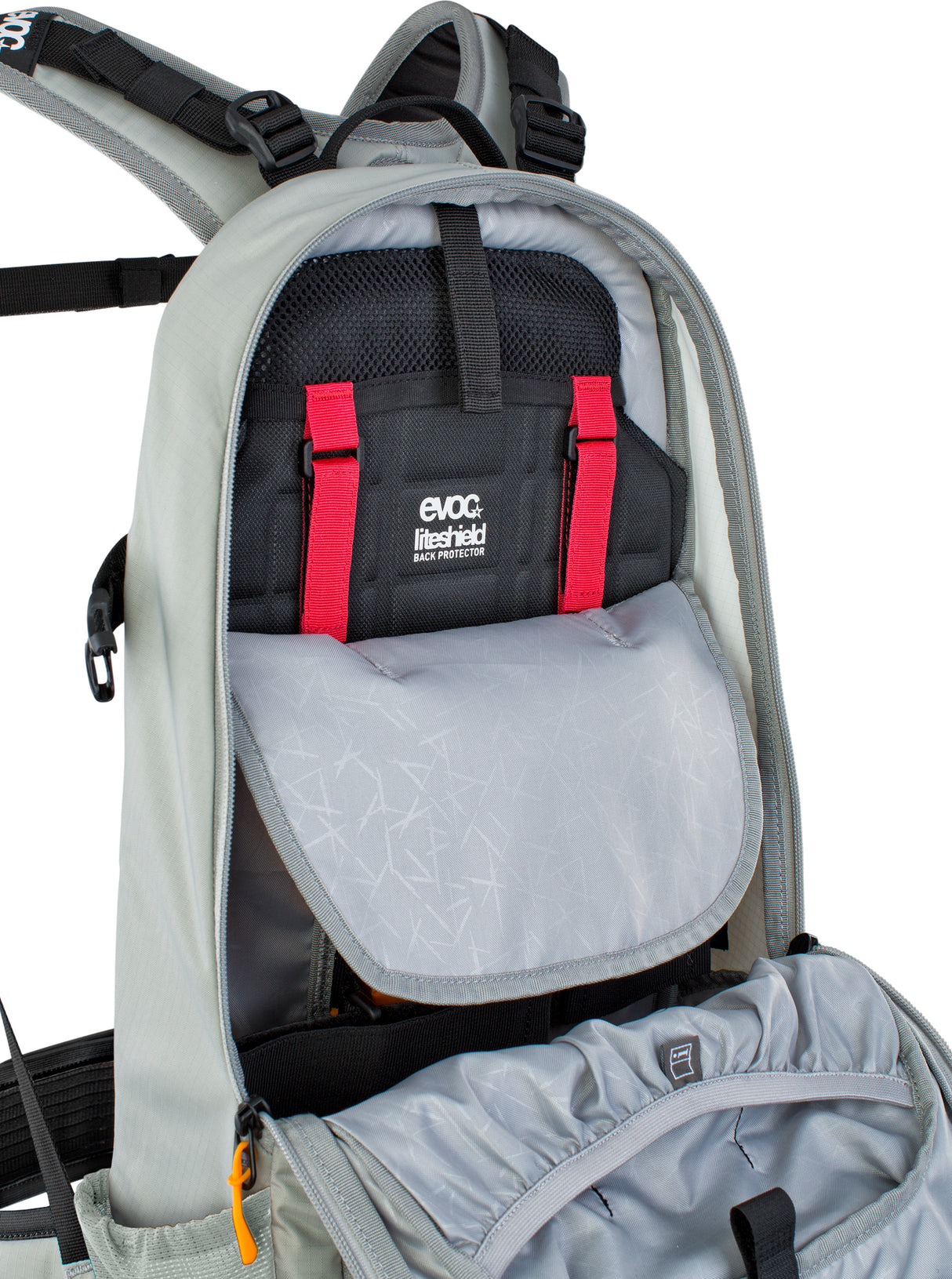 FR Enduro E-Ride 16 L Rucksack - Stone/Bright Orange