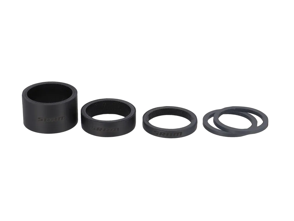 Steuersatz Spacer-Set Carbon - schwarz