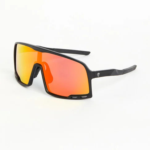 Henrik, Red Mirror - Matte Black