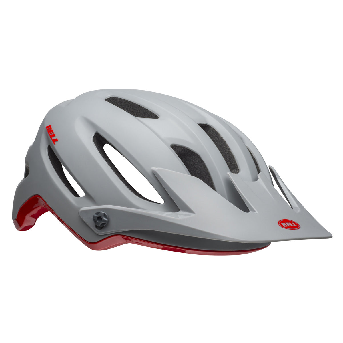 4FORTY Mips Fahrradhelm - Grau/Rot