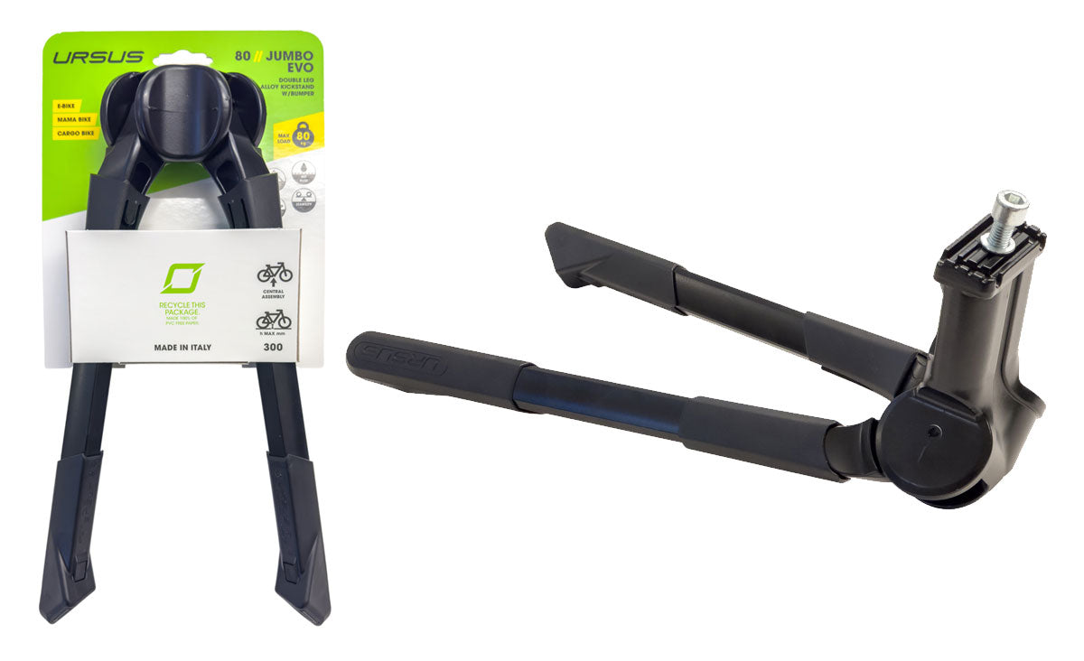 Zweibeinständer JUMBO EVO XL, mit Tretkurbelschutz