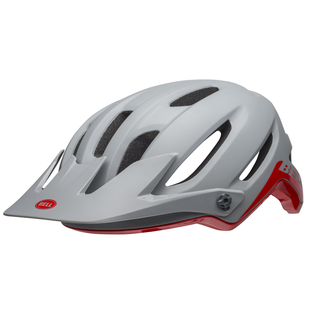 4FORTY Mips Fahrradhelm - Grau/Rot