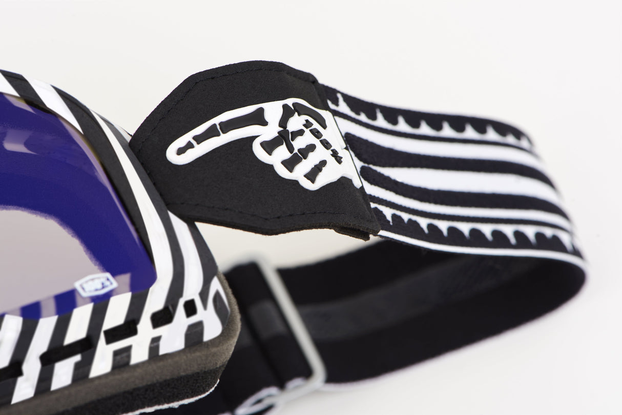 100% Barstow Goggle Death Spray - Mirror Blue Lens