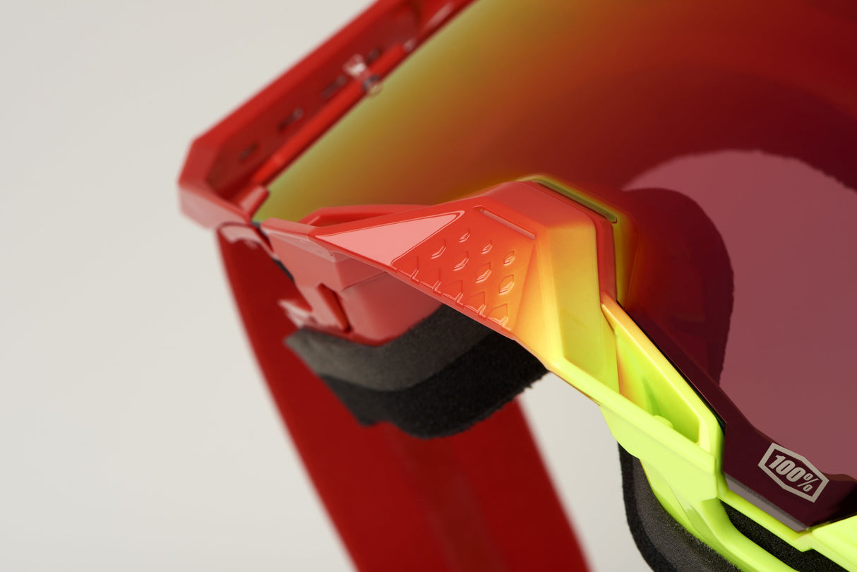 100% Armega HIPER Goggle Solaris - Mirror Red