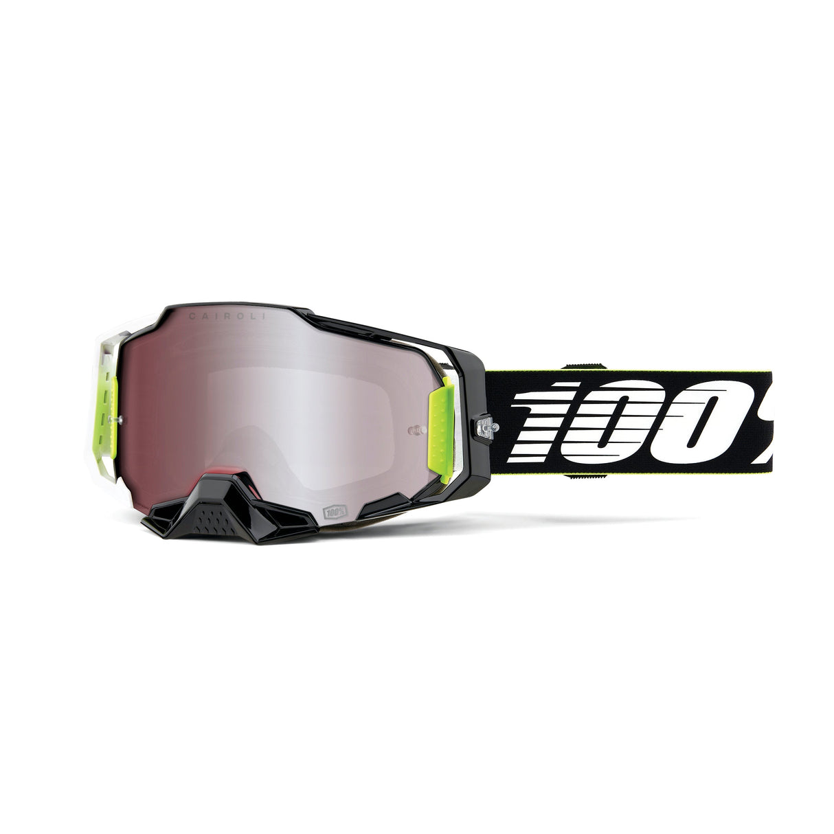 100% Armega HiPER Goggle RACR - Mirror Silver Lens