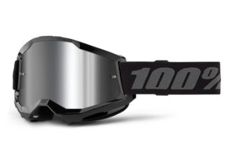 Strata 2 Junior Goggle Black - Mirror Silver Lens