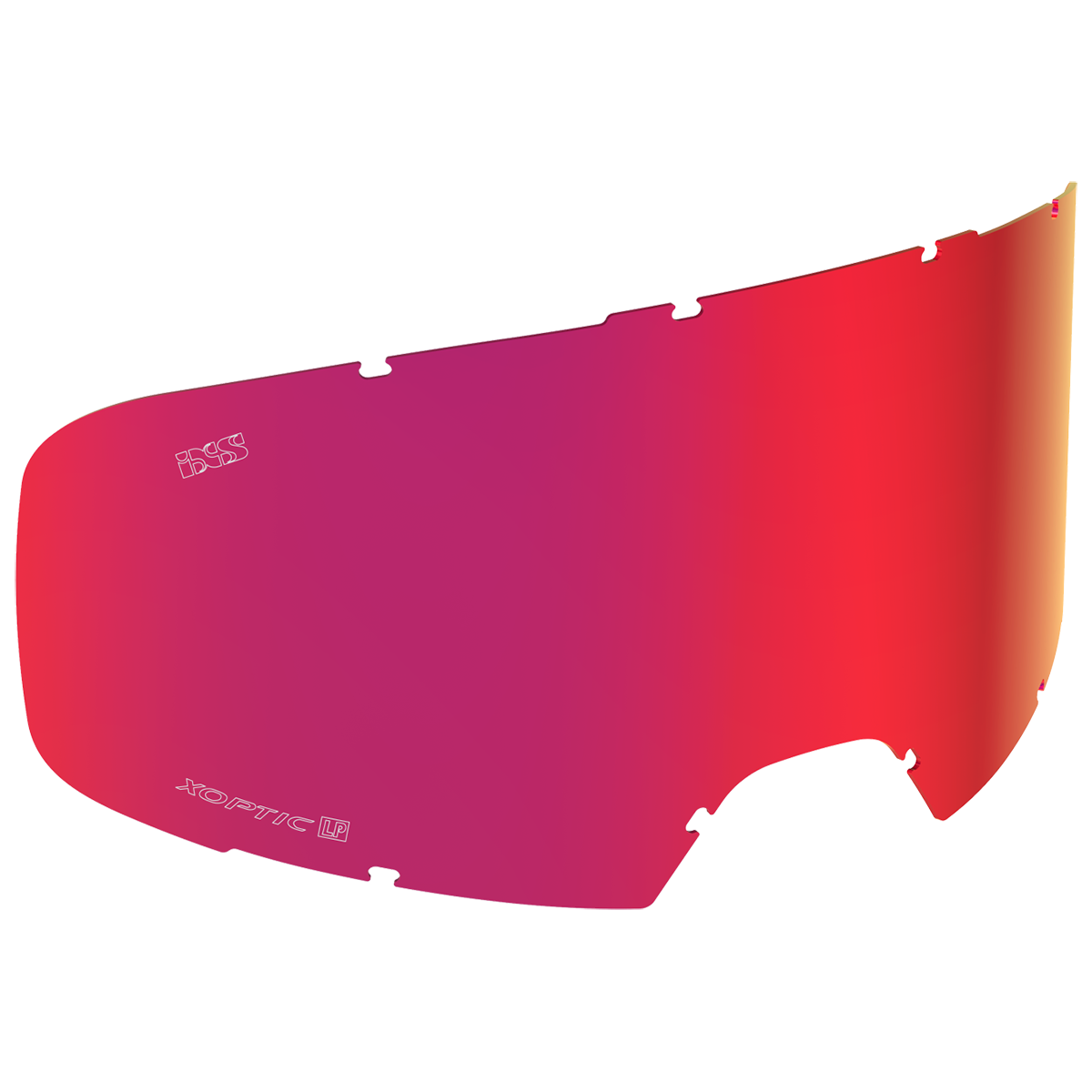 Injected Single Mirror Lens - Cobald Blue