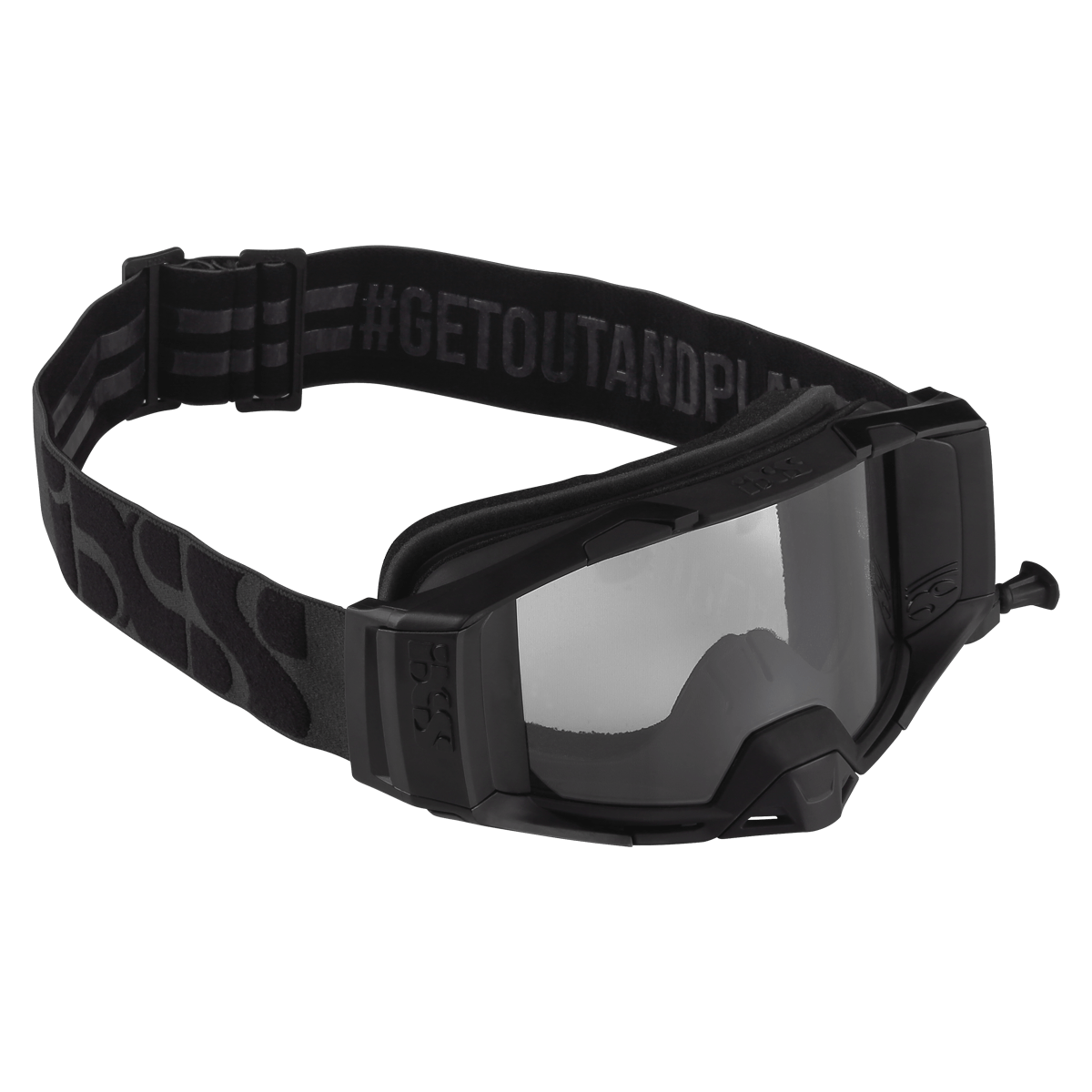 Trigger+ Goggles Roll-Off - Schwarz iXS