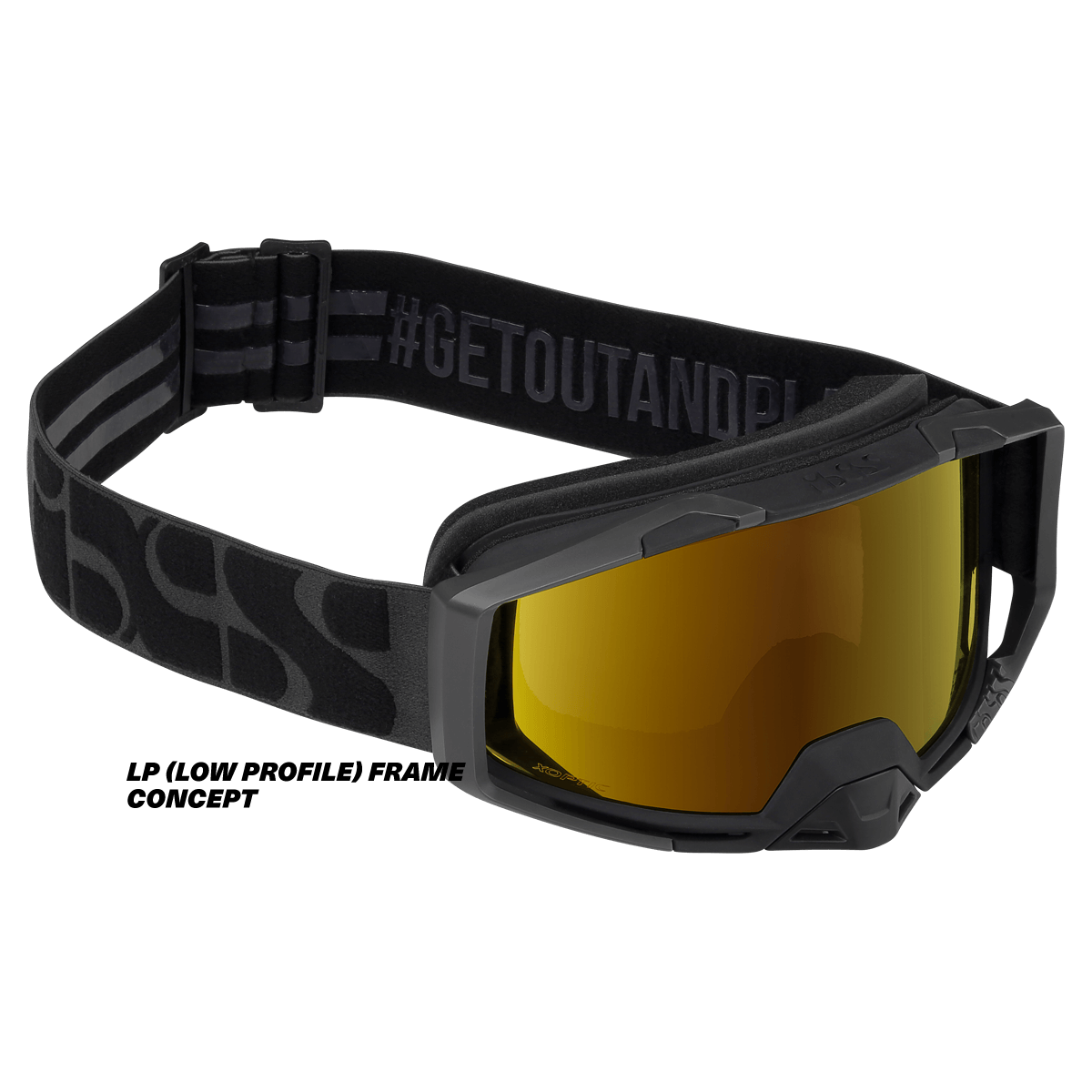 Goggle Trigger schwarz / mirror gold LP (Low Profile)