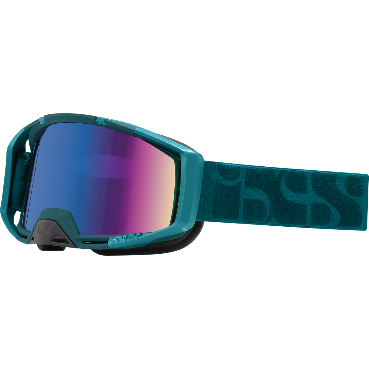 Trigger Goggle Mirror (Low Profile) - Everglade/Mirror Cobalt iXS