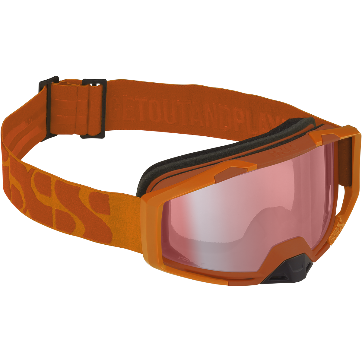 Trigger Goggle Mirror - Burnt Orange/Mirror Soft Pink iXS