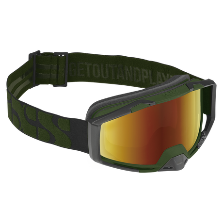 Trigger Goggle Mirror - Olive/Mirror Gold