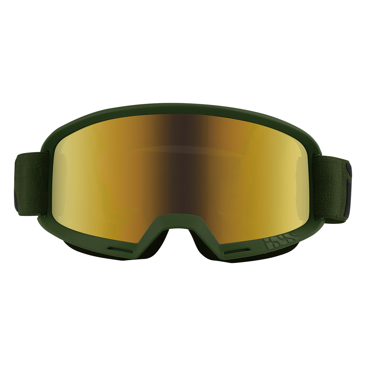 Hack Goggle Mirror - Olive/Mirror Gold iXS