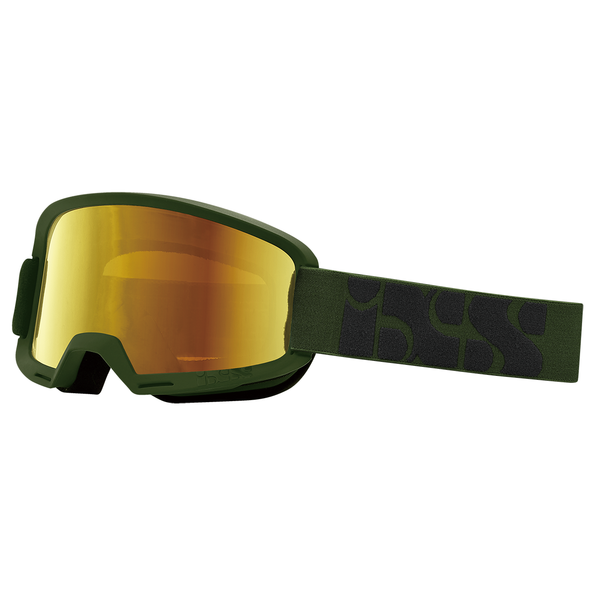 Hack Goggle Mirror - Olive/Mirror Gold iXS