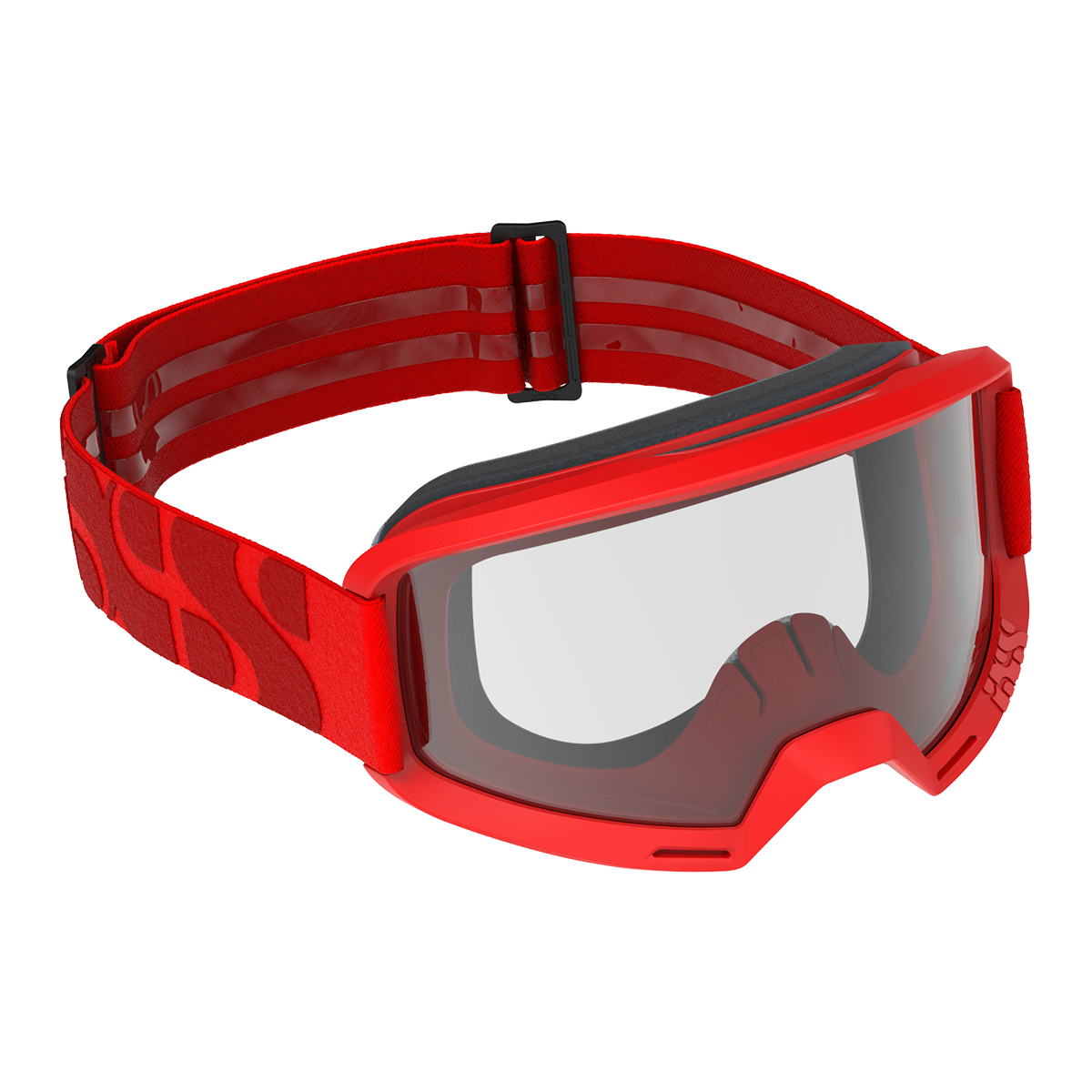 Hack Goggle Clear Lens - Racing Red iXS