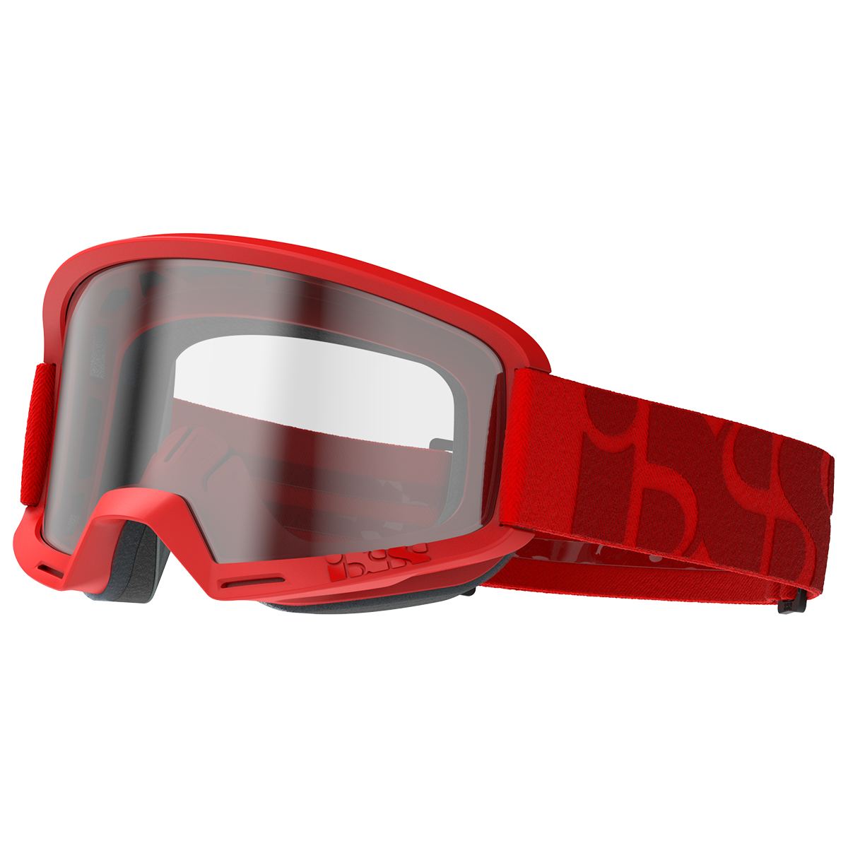 Hack Goggle Clear Lens - Racing Red iXS