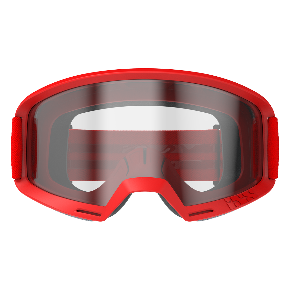 Hack Goggle Clear Lens - Racing Red iXS