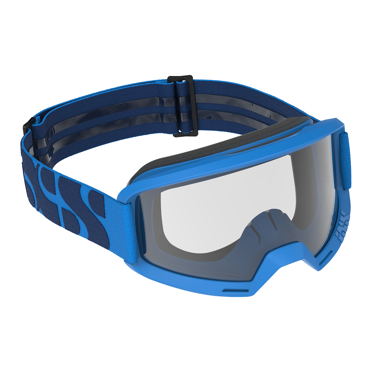 Hack Goggle Clear Lens - Racing Blue iXS