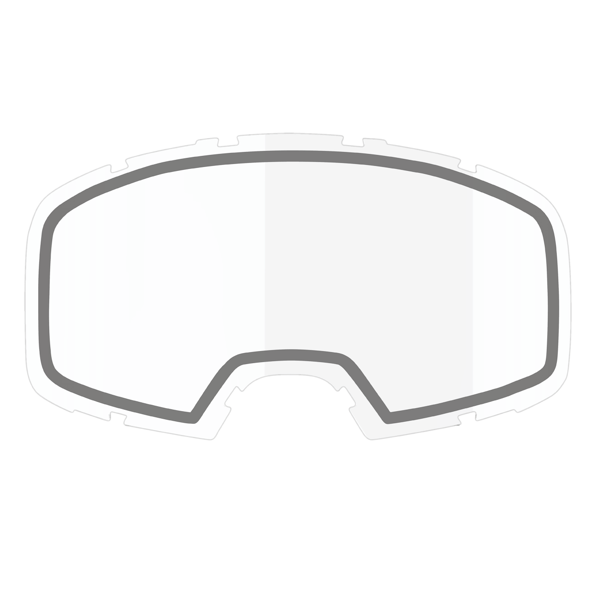 Trigger+ Goggles Roll-Off - Weiß iXS