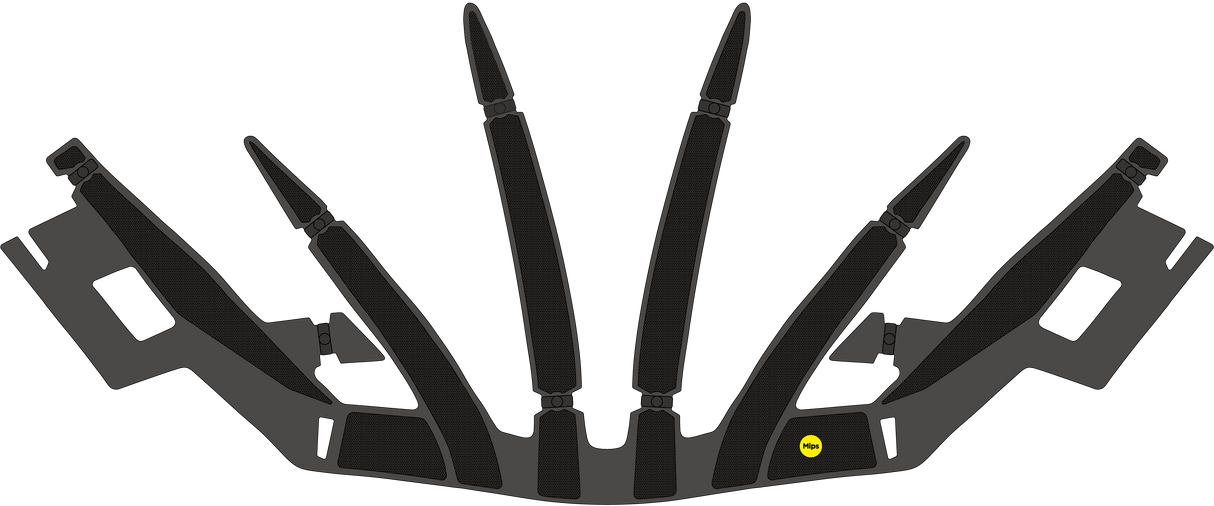 Pad Kit MiPS Trail EVO - black iXS