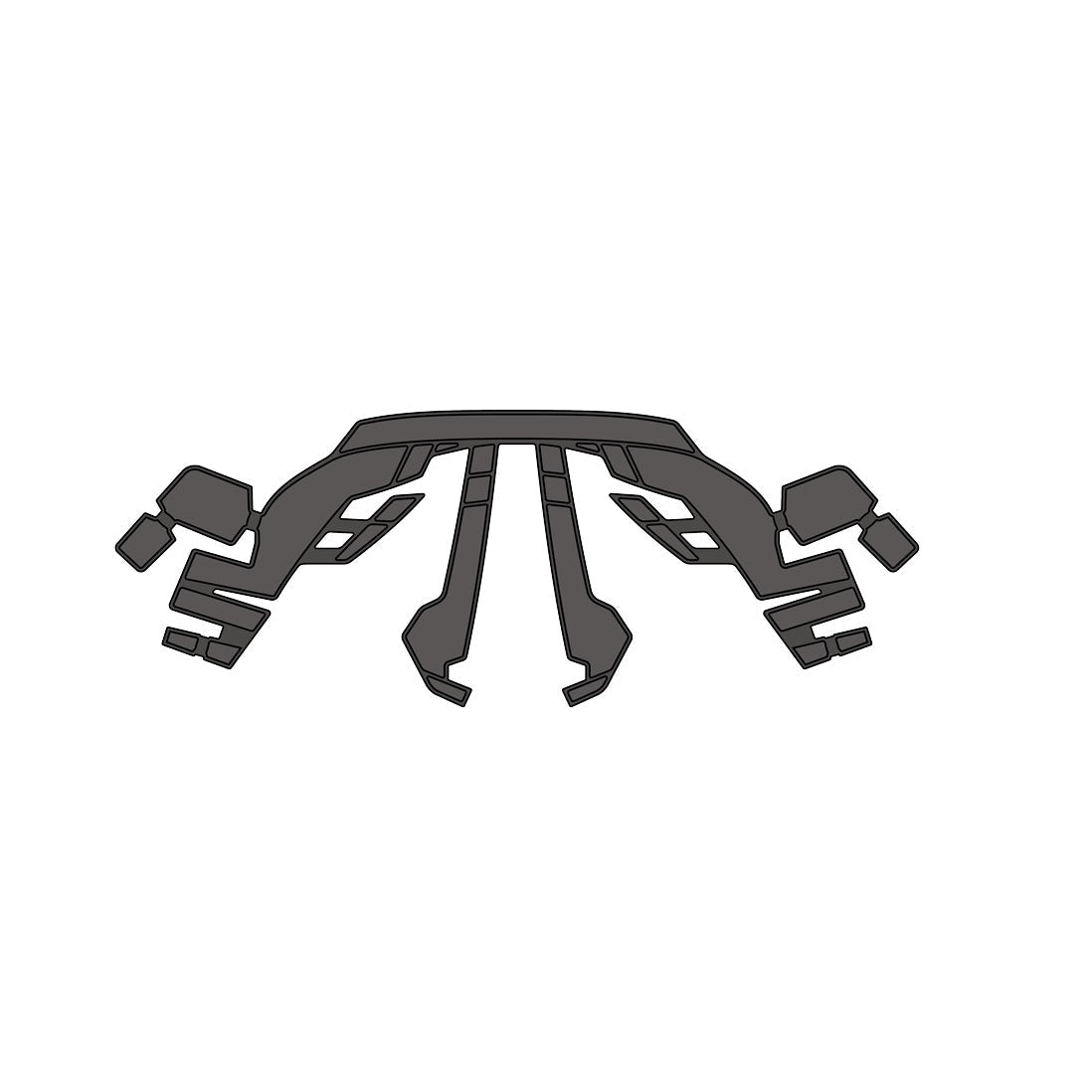 pad kit MIPS Trigger X schwarz iXS