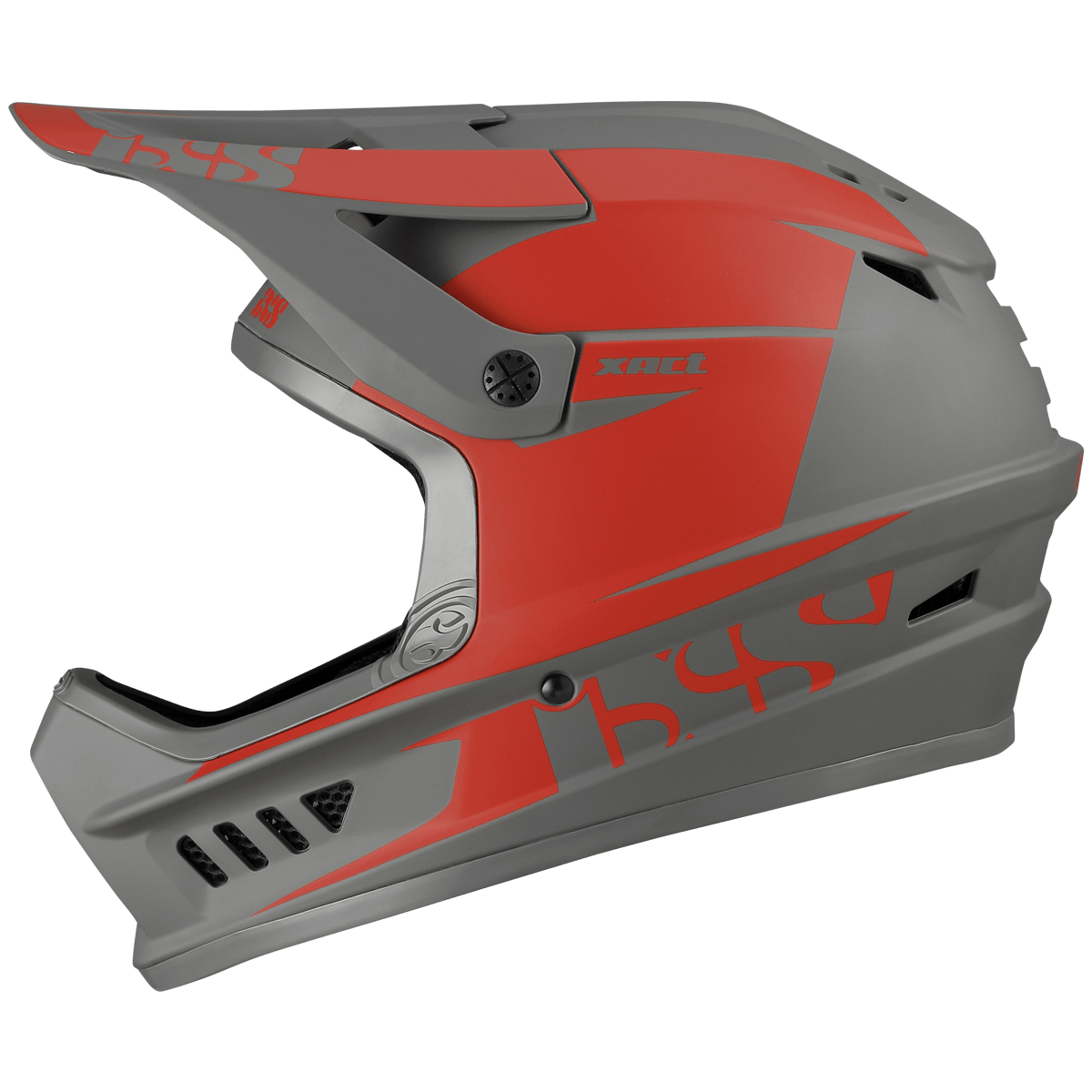 XACT Evo Fullface-Helm - Red-Graphite