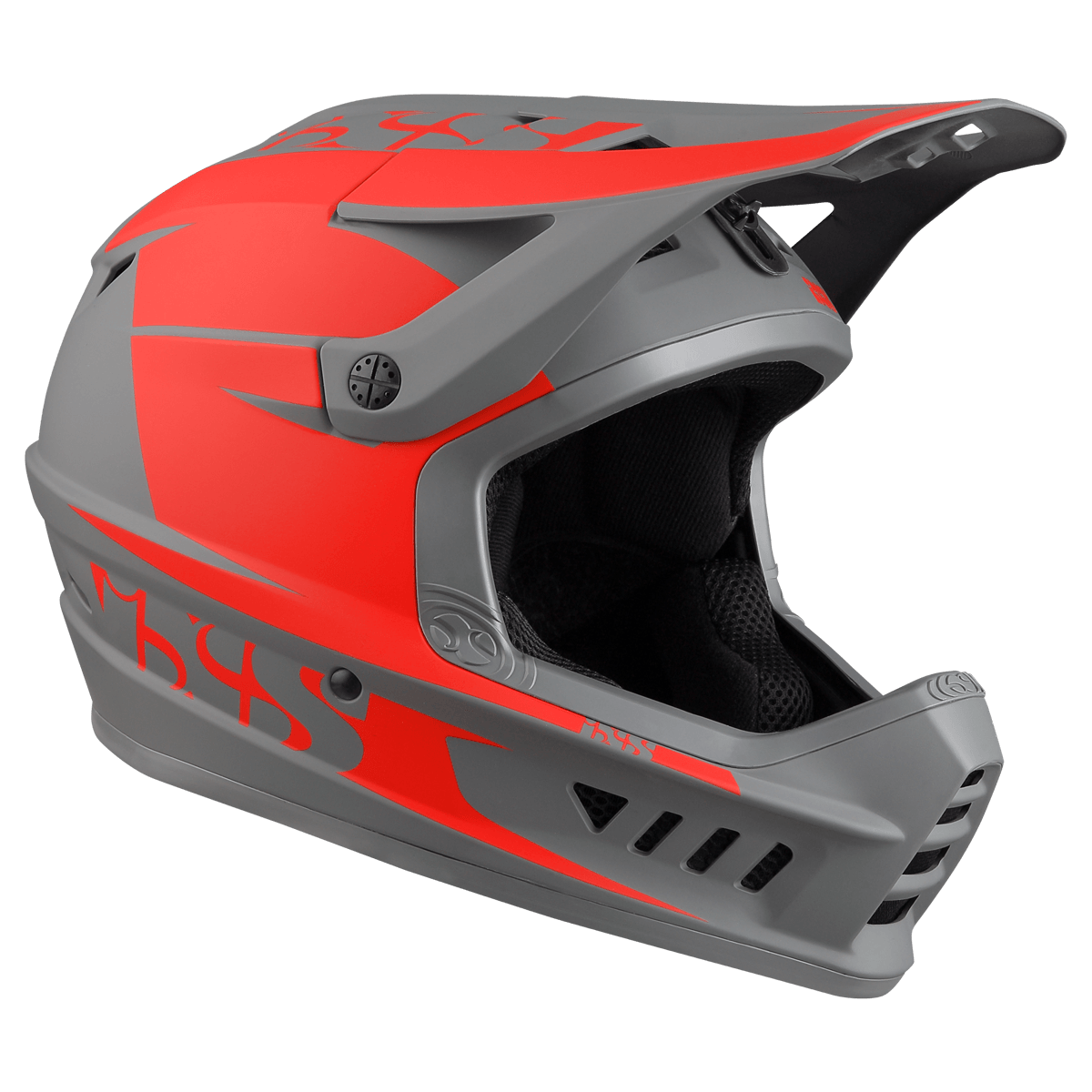 XACT Evo Fullface-Helm - Red-Graphite