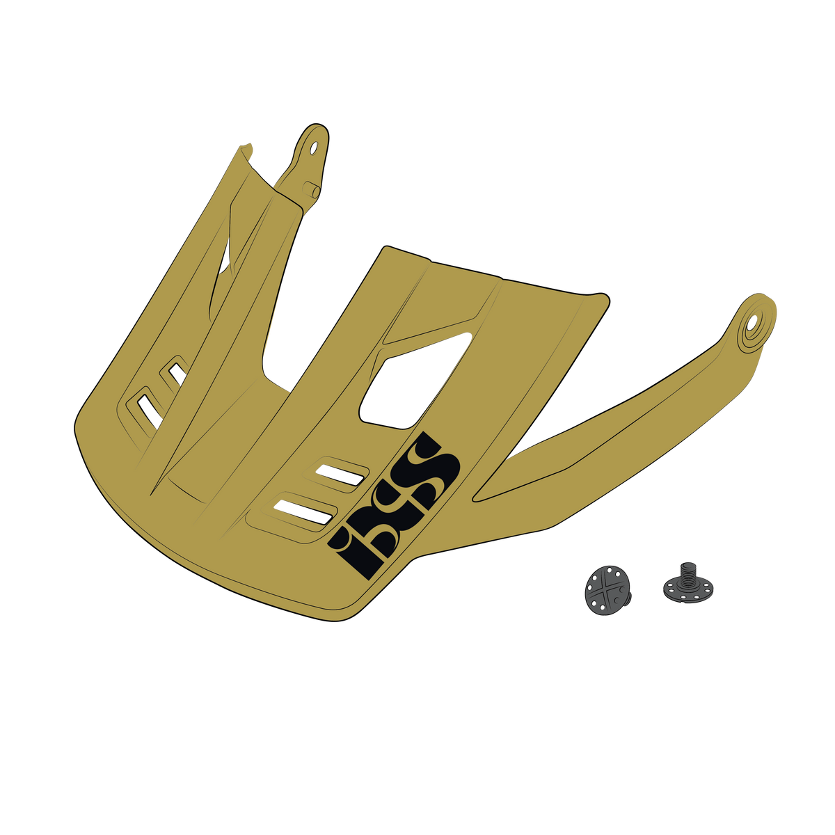 Visor + Pins Trigger FF - Acacia iXS