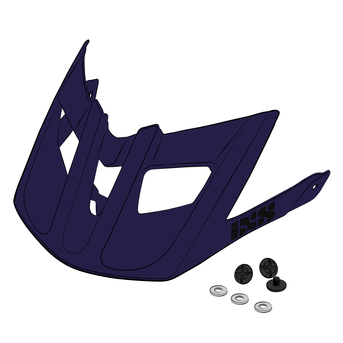 Visor + Pins Trail EVO - Grape