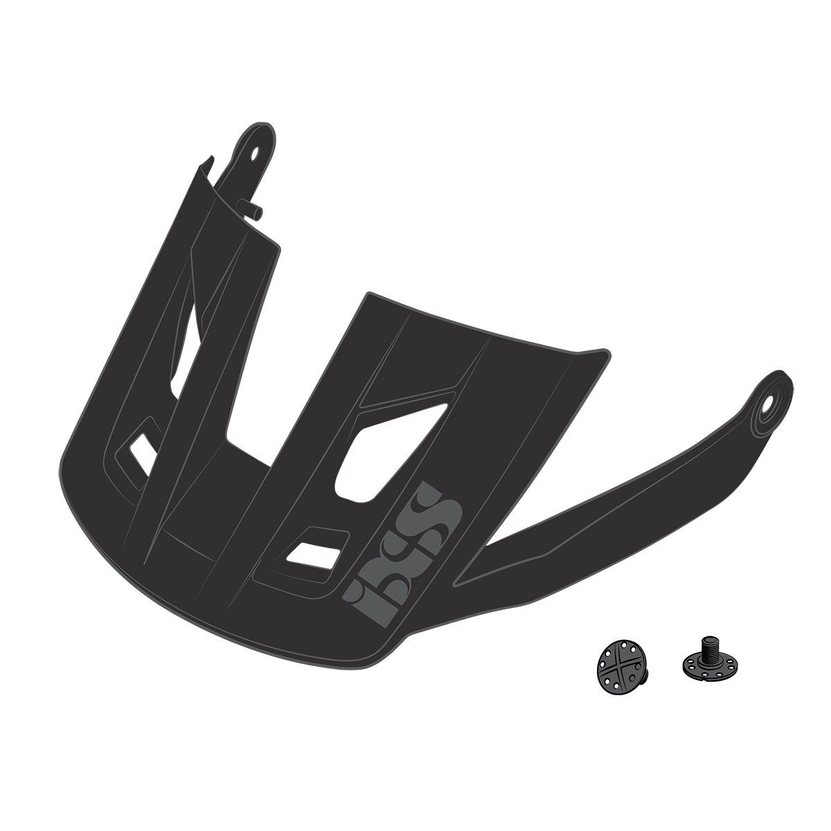 Visor + Pins Trigger AM - graphite iXS