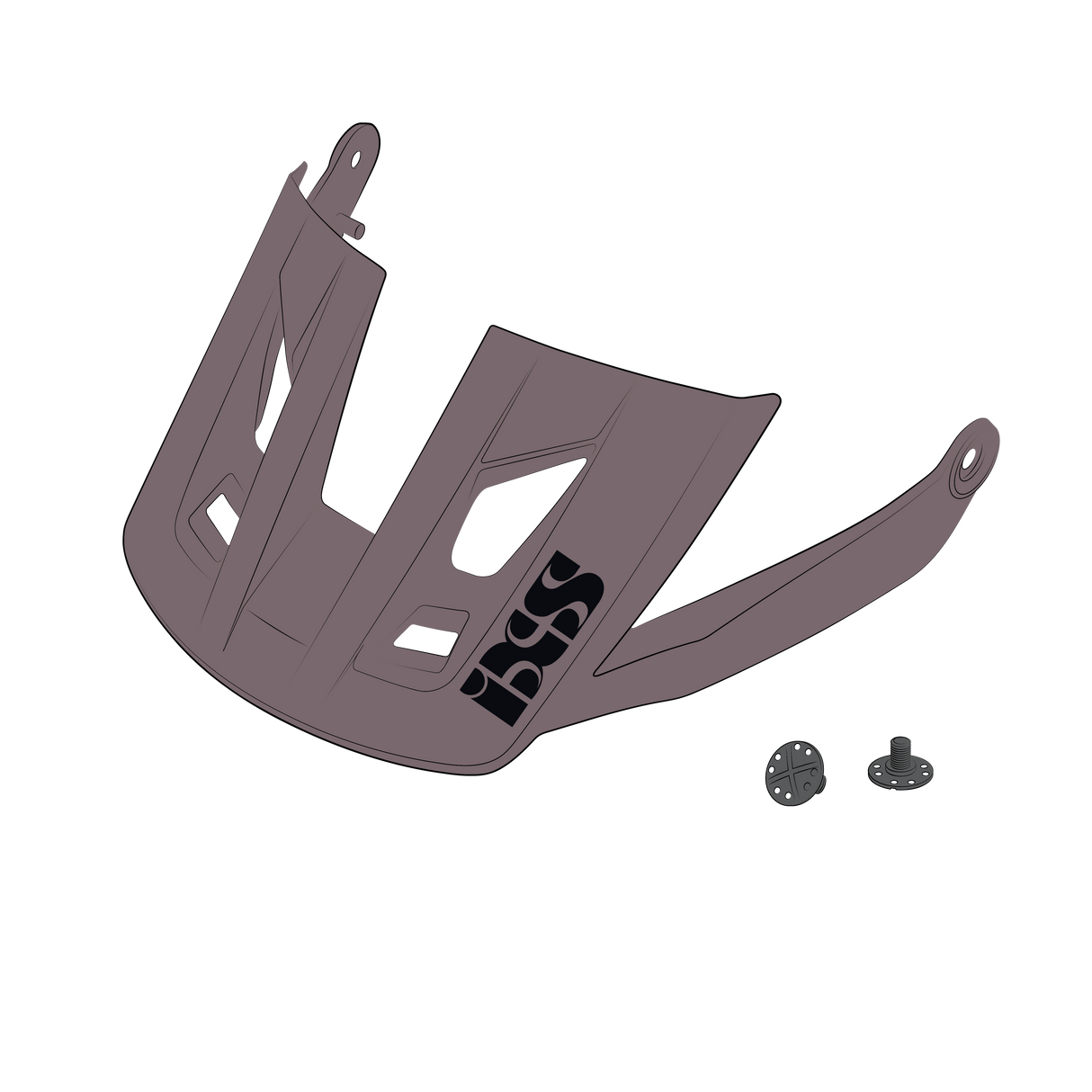 Visor + Pins Trigger AM - Taupe