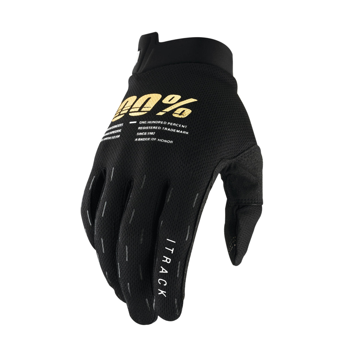 100% iTrack Gloves Black schwarz