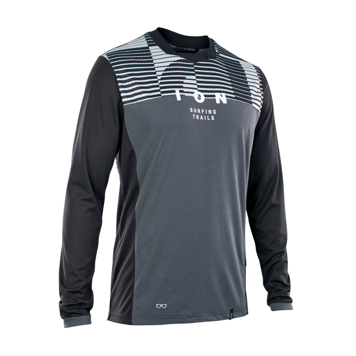 Scrub Mesh_ine - Langarm Trikot - Schwarz/Weiß