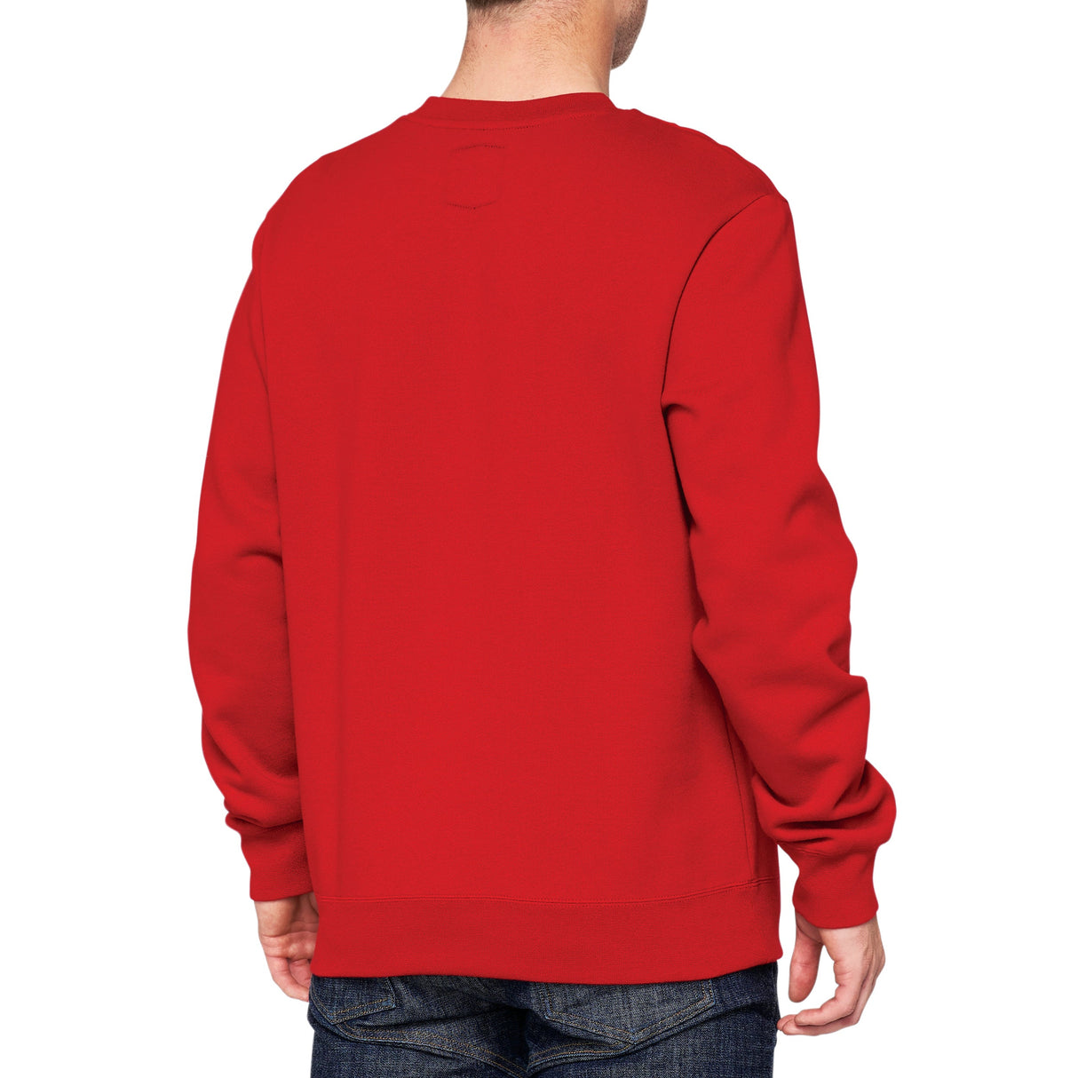 100% Manifesto Crewneck Sweatshirt rot-weiss