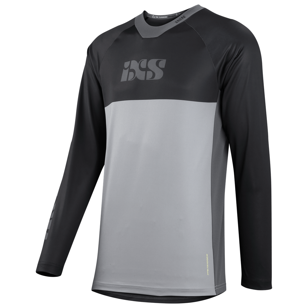 Trigger X Langarm Trikot - Grau/Schwarz iXS