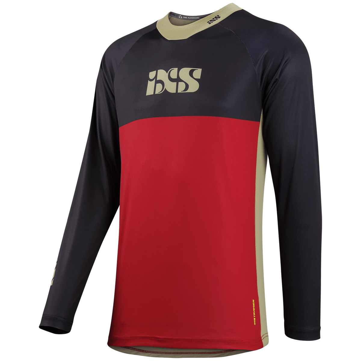 Maillot à manches longues Trigger X - Rouge/Noir