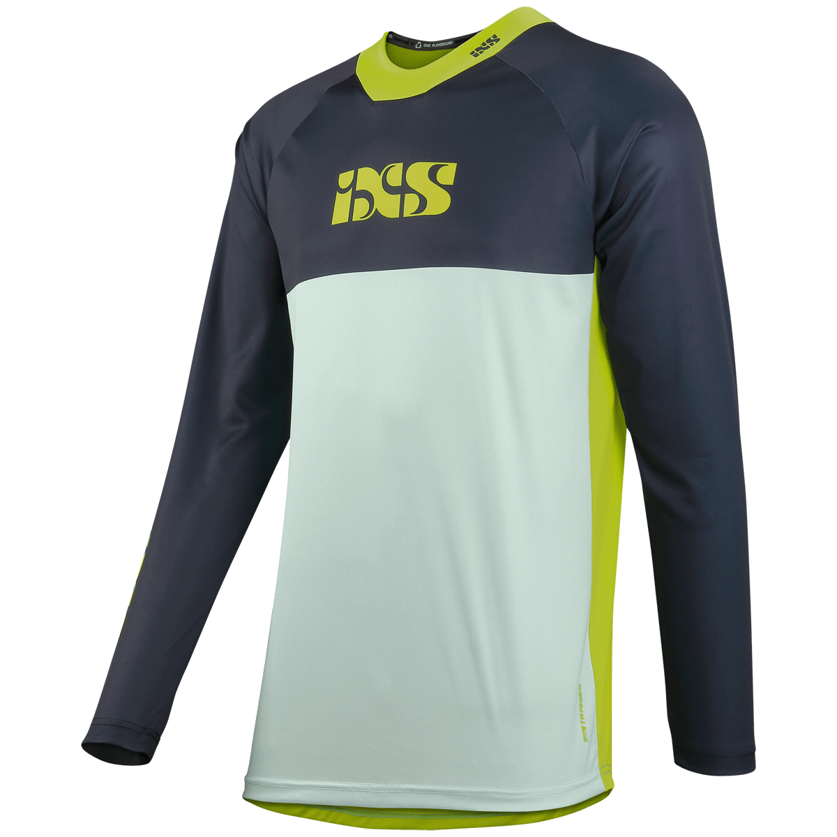 Trigger X Langarm Trikot - Blau/Gelb iXS