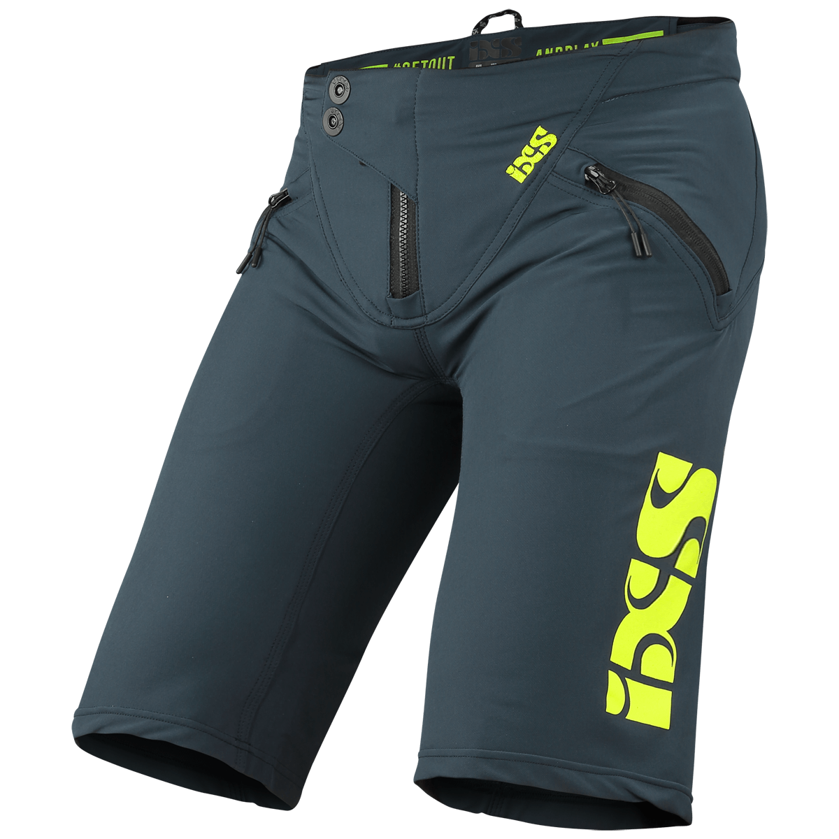Trigger Shorts - Blau/Neongelb iXS