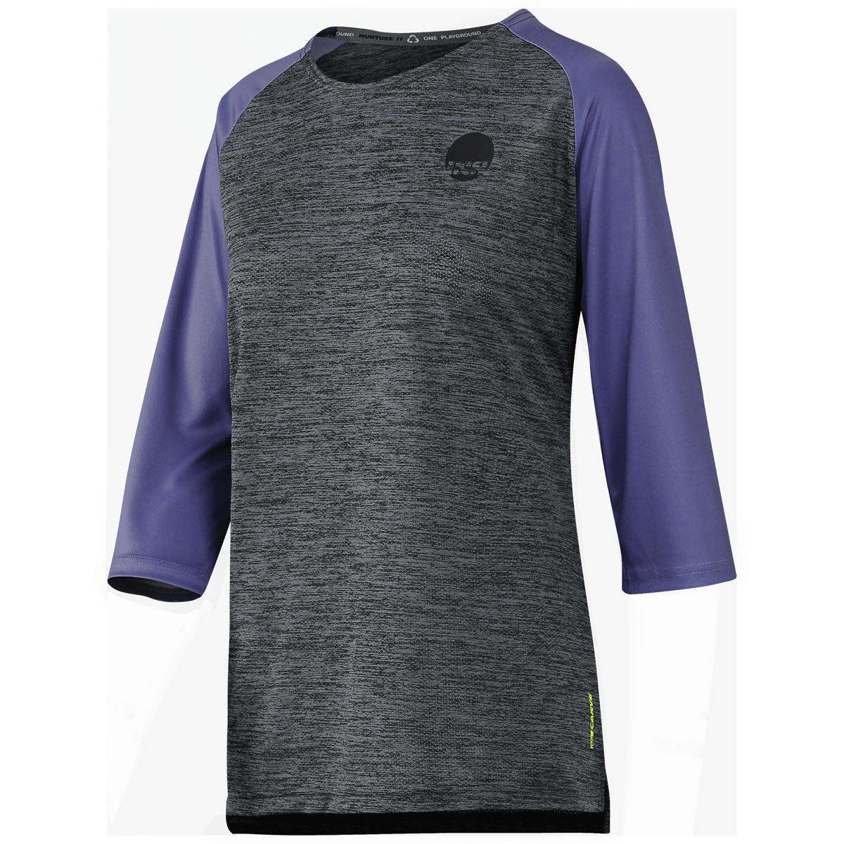 Carve X 3/4 Damen Trikot - Graphit/Lila iXS