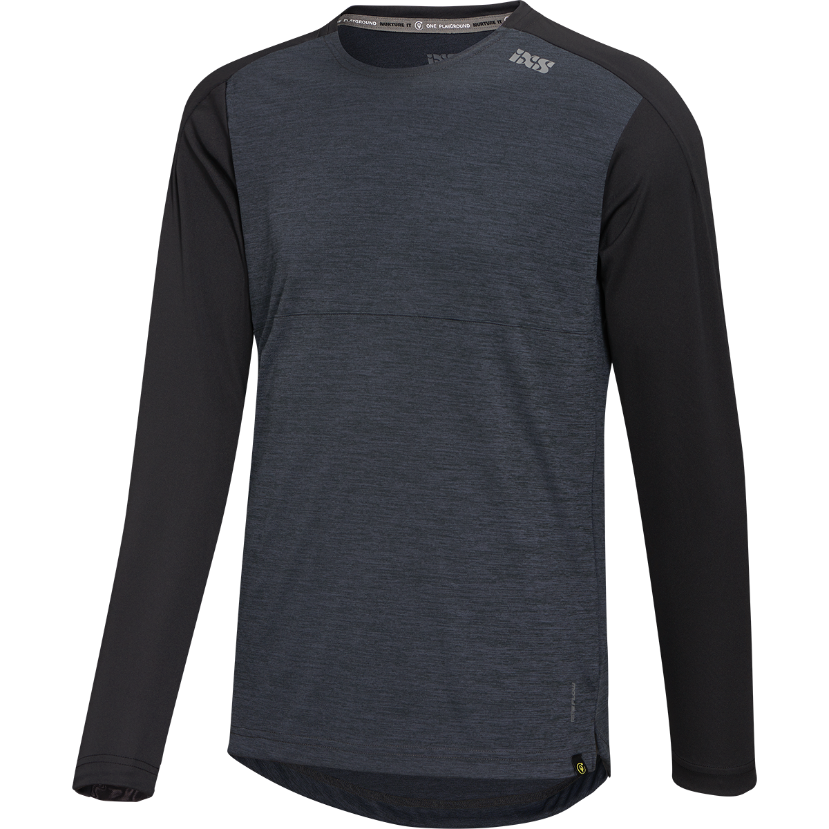 Flow X Long Sleeve Jersey - Anthracite-Black iXS