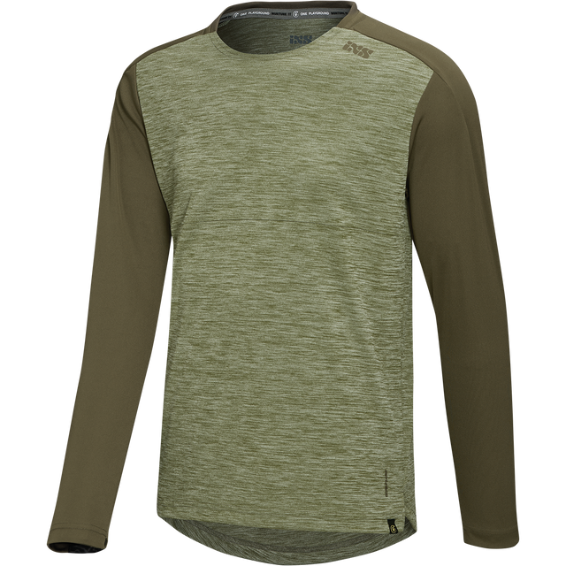 Flow X Long Sleeve Jersey - Olive-Dark Olive